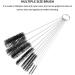 Straw Cleaning Brush Long Nylon Pipe Tube Cleaner Brush for Drinking Bottle 10PCS Nylon Tube Brush Set - Buy Online on SooperMarket.com