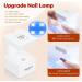 Modelones Nail Tips and Glue Gel Kit - 4 in 1 Nail Glue, Base Gel, Ultra-Portable Lamp, 500 Coffin Nails - Acrylic DIY Nail Art Tools for Gel Extensions - Nude/Clear - Buy Online on SooperMarket.com