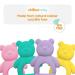 CHILLAX Teether Toys - Non-BPA Silicone Teethers for Babies | Soothing Teething Relief | Easy-to-Grip | Dishwasher-Safe | Shower Gifts for Infants (3+ Months) - Buy Online on SooperMarket.com