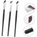 MUSISALY 3pcs Set Angled Concealer Brush Eyeshadow Brush Under Eye Concealer Brush Angled Eyebrow Brush Wood - Buy Online on SooperMarket.com