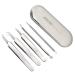 Blackhead Remover Tool Kit - FEITA Acne Pimple Tweezers Comedone Extractor Blemish Removal Tool Set for Facial Whitehead Popping Zit Removing