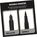 IMIKEYA 2pcs Baking Pen Marker Pen Black Edible Markers for Cookie Decorating Food Grade Markers Macaron Marker Food Grade Pen Cake Pop Marker Pens Signing Pen Bicuspid Plastic - Buy Online on SooperMarket.com