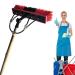 photovoltaic cleaner window cleaning pole Water Fed Pole Kit Window Cleaning Brush Outdoor Window Washing Set for Window Cleaning Photovoltaic Panel Cleaning Trucks-18Ft/24Ft