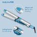BaBylissPRO Stainless Steel OPTIMA Hair Straightener Dual Voltage High Heat Flat Iron with Floating Plates and Ion Generator 1" Wide Blue - Buy Online on SooperMarket.com