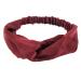Yeshan Women's Silk Satin Criss Cross Headbands - Pack of 8 Mixed Colors - Buy Online on SooperMarket.com