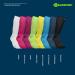Bauerfeind Ultralight Running Compression Socks for Men & Women | Thin Sports Socks for Jogging & Fitness | Size M (41-43) Berry Color - Buy Online on SooperMarket.com