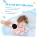FRCOLOR Silicone Shampoo Brush - Kids Body & Baby Hair Scalp Massager Bath Tool - Buy Online on SooperMarket.com