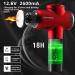 Deep Tissue Heated Massage Gun with Adjustable Temperature and 20 Speeds - Muscle Massager for Post-Workout Pain Relief in Gym, Home, Outdoors - Red - Buy Online on SooperMarket.com