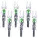 Reikawa 6PCS-S Lighted Nocks for Arrows with .244/6.2mm Inside Diameter Compound Bow Arrow Nock for Hunting Shooting Green Pack of 6