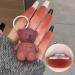 3Pcs Keychain Bear Lipsticks - Cute 2 in 1 Matte Velvet Lipgloss Set for Long-Lasting Moisturizing Lip Color - Waterproof Beauty Makeup with Keychain - (01+02+06) - Buy Online on SooperMarket.com