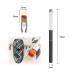 LWBTOSEE 2pcs Ombre Nail Brush Set - Rhinestone Handle Gradient Painting UV Gel Pen for Manicure Art - Black & White - Buy Online on SooperMarket.com