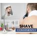 Fogless Shower Mirror with Flexible Gooseneck Extension and Upgraded Suction Cup - Shatterproof 6.3 x 6.3 Surface - Buy Online on SooperMarket.com