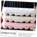 CHILDWEET 2pcs Anti-Collision Damage Chicken Food Trays Plastic Egg Cartons Pantry Egg Bins for re-usable Pink 30X11X6.5CM - Buy Online on SooperMarket.com