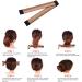 URAQT 26 Pcs Hair Styling Kit Set - Bun Maker, Braid Tool, Twist Accessories for DIY Hair Styles - Black Magic Hair Styling for Girls/Women - Buy Online on SooperMarket.com