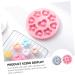 Zerodeko 2pcs Donut Mold Silicone Molds Heart Decor Heart Cake Pan Heart Pudding Mold De para Gelatinas Biscuits Mold Biscuits Mould Fondant Mold Fudge Food Supplement Box Silica Gel Baby 20.5X20.5X2CM - Buy Online on SooperMarket.com