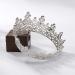 S SNUOY Silver Crystal Queen Crown - Perfect for Wedding, Pageant & Prom - Buy Online on SooperMarket.com