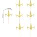 Arthsdite 24Pcs Unicorn Horn Cupcake Toppers Gold Glitter Unicorn Cupcake Picks for Unicorn Theme Baby Shower Birthday Wedding Engagement Party Cake Decorations Supplies - Gold Glitter - Buy Online on SooperMarket.com