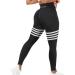 DREAMOON Seamless Butt Lifting Leggings | High Waisted Workout Yoga Pants | Gym Tights | Upgrade Butt Lifting | Black with Logo | Large - Buy Online on SooperMarket.com