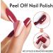TBeautfave Purple Nail Polish Quick Dry Peel Off Nail Varnish Pastel Violet Long Lasting Nail Polish Water Based Natural Nail Polish for DIY Nail Art No Need Cure J49 - Buy Online on SooperMarket.com