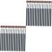 Baluue 50 Pcs Eye Shadow Brush Women Eyebrow Brush Makeup Supplies Diffuser Eye Applicator Artificial Fiber
