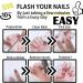 NAILDOKI Nail Stickers - 12 Sheets x 16 Pieces Full Wraps, Self-Adhesive Gel Nail Art Decals for Women & Girls - Buy Online on SooperMarket.com