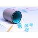 PU Leather Dice Cup Set - Quiet Shaking for Various Games - Includes 6 Regular Dice - Lake Grey - Buy Online on SooperMarket.com
