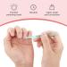 Professional Glass Cuticle Pusher Set - 3 Pieces Cuticle Remover Tool & Precision Nail File for Perfect Nail Care - Buy Online on SooperMarket.com