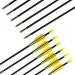 ANTSIR 28 inch Practice Arrows for Beginners - Safety Shaft Blunt Tip - A-Yellow White - Buy Online on SooperMarket.com