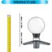 MerryNine 80mm K9 Crystal Photography Ball with Mini Tripod - Universal Camera Interface, Metal Base, Pouch - Perfect for Teaching Light Spectrum Physics and Art Decor - Buy Online on SooperMarket.com