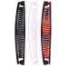 3 Piece Banana Hair Clip Banana Clip Vintage Female Hair Accessories Banana Barrettes Hair Accessories for Girls Thick Hairpin Comb Tool Beauty Fashion Accessories Clip(White Black Brown)