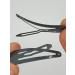 6 PCS Grey Metal Snap Hair Clips - 5CM Long | Hair Grip Pins - Buy Online on SooperMarket.com