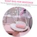 PLAFOPE 8pcs Soap Mesh Bag Soap Scrubber Pouch Drawstring Soap Pouch Foam Mesh Bag for Shower Bath Fabric 14x10cm Dark Grey - Buy Online on SooperMarket.com