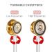 Royal Gold Stethoscope - Golden Chest Piece Latex-Free Tube Soft Sealing Ear Knobs for Nurses & Doctors - Buy Online on SooperMarket.com