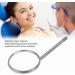 10pcs Stainless Steel Round Telescopic Inspection Mirrors - 2.2cm Mouth Mirror for Detail Observation | International Shipping - Buy Online on SooperMarket.com