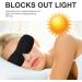 Relax Melodies Blackout Eye Mask 2 Pack - Adjustable 3D Contoured Cotton Sleeping Mask for Men and Women - Ideal for Travel - Purple & Black - Buy Online on SooperMarket.com