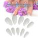 False Nails - Full Cover Oval Nail Art Tips | 500pcs Natural Color | International Shipping - Buy Online on SooperMarket.com