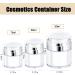 50ML Round Airless Cream Pump Containers Refillable Empty Cream Dispenser Jars Plastic Cream for Lip Balm Sample - Buy Online on SooperMarket.com