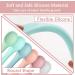 6Pcs Silicone Baby Spoons Set - Feeding & Training Toddler Cutlery - Morandi Pink/Blue/Green, Light Pink/Blue, Grey - Buy Online on SooperMarket.com