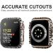 Haojavo 12 Pack Case for Apple Watch Series 8 & 7 45mm with Tempered Glass Screen Protector - Ultra-Thin Scratch Resistant Bumper Cover 12 Pack - Buy Online on SooperMarket.com