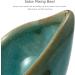 KALLORY Essential Oil Mixing Dish - Ceramic Spa Bowl for Facial Masks & Aroma Oils | Blue - Buy Online on SooperMarket.com