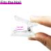 10 Pcs Plastic Nail Tips Clips for Quick Gel Nail Extensions - Transparent - Buy Online on SooperMarket.com