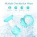 Xiaoxin Baby Food Feeder Pacifier Tooth Relief for Toddlers | S/M/L Silicone Tissue | 2-Pack for Easy International Shipping - Buy Online on SooperMarket.com