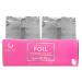 Colortrak Embossed Sheets Silver Aluminum Foil Pop-up Dispenser, 1000 Pre-cut Sheets Non-slip Textured Silver 5 x 11 Sheets for Hair Foil Coloring and Highlighting Sheet Applications 1000 Count (Pack of 1)
