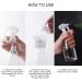 TYCIONG Clear Plastic Spray Bottle 200ml Refillable Reusable Empty Spray Liquid Container for Travel - Buy Online on SooperMarket.com