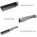Folding Stainless Steel Beard Comb with Round Teeth - Pocket Size for Household, Barber & Salon Use (2#) - Buy Online on SooperMarket.com