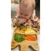 Nohla Luna The Unicorn Bamboo Baby Weaning Suction Plate - Spill-Proof 100% Bamboo & FDA Silicone - Pink - Ideal from 6 Months - Buy Online on SooperMarket.com