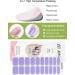 Kalolary Lavender Gel Nail Polish Strips - 20 Self-Adhesive Wraps with Nail File and Stick - Buy Online on SooperMarket.com