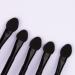 TEONEI Double Sided Eyeshadow Brushes & Foundation Sponge - 50Pcs Makeup Brush Set (Black) for Professional Application - Buy Online on SooperMarket.com