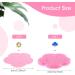 Telooco 50 Pieces Flower Shape Compressed Facial Sponges Disposable Expedient Travel Face Sponges for Cleansing Exfoliating Makeup Estheticians Spa(Pink) - Buy Online on SooperMarket.com