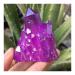 Stone Crafts Rare Beautiful Purple Flame Aura Quartz Crystal Cluster Specimen Reiki Crystals
